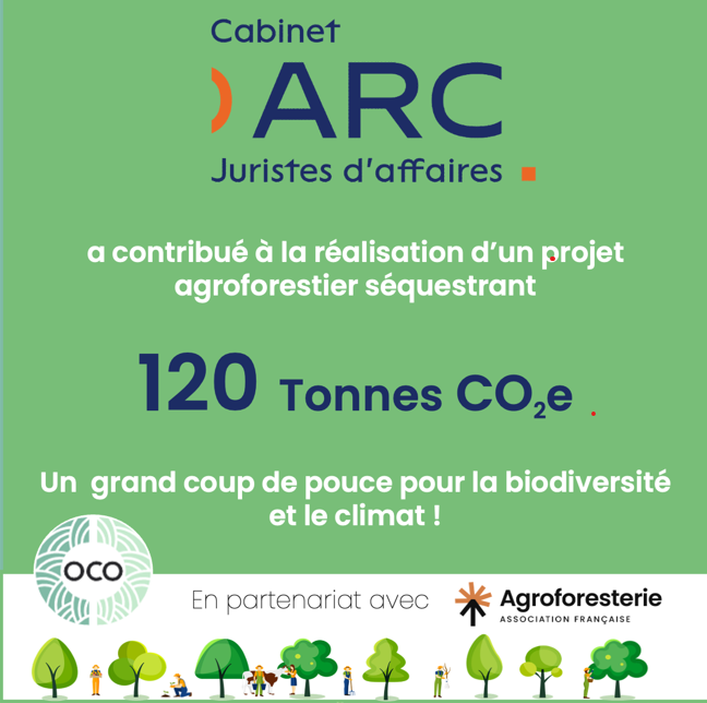 Le Cabinet ARC contribue à un projet agroforestier